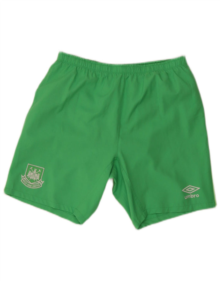 Umbro Herre West Ham United Sports Shorts Små Grøn Polyester