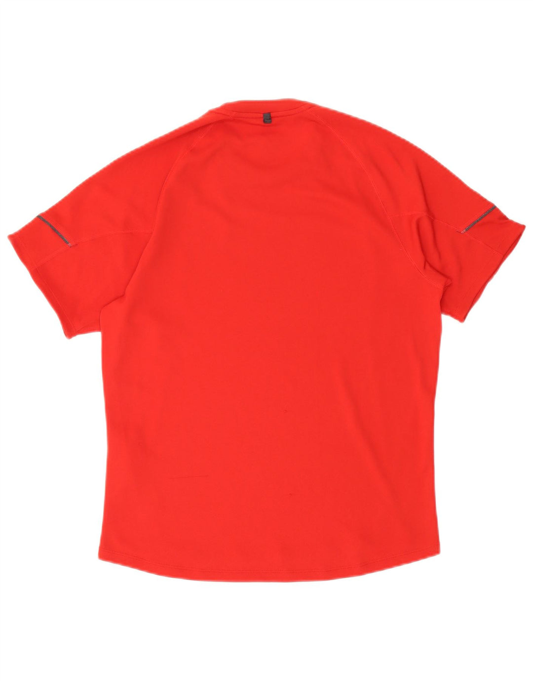 Nike Herre Dri Fit T-Shirt Top UK 34/36 Lille rød polyester