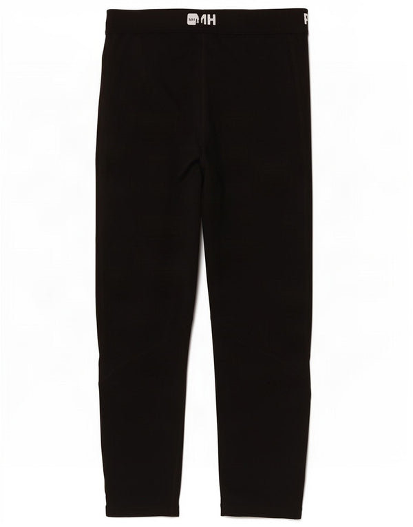 Nike Dame Dri Fit Grafiske Leggings UK 12 Medium Sort Polyester