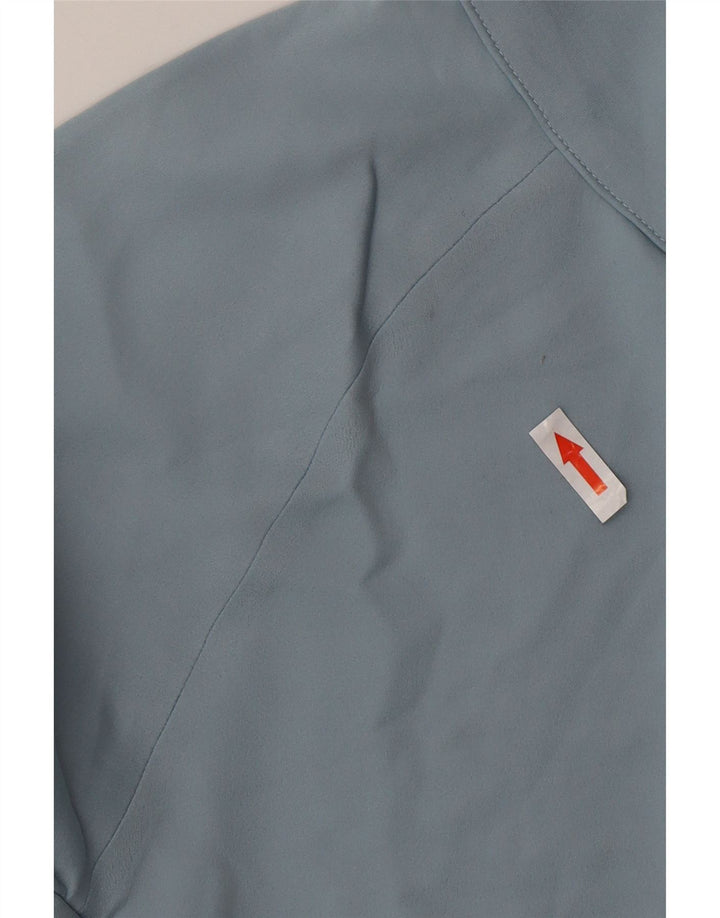 Adidas træningsdragt med 3/4 ærmer til kvinder, topjakke UK 16/18, stor blå polyester