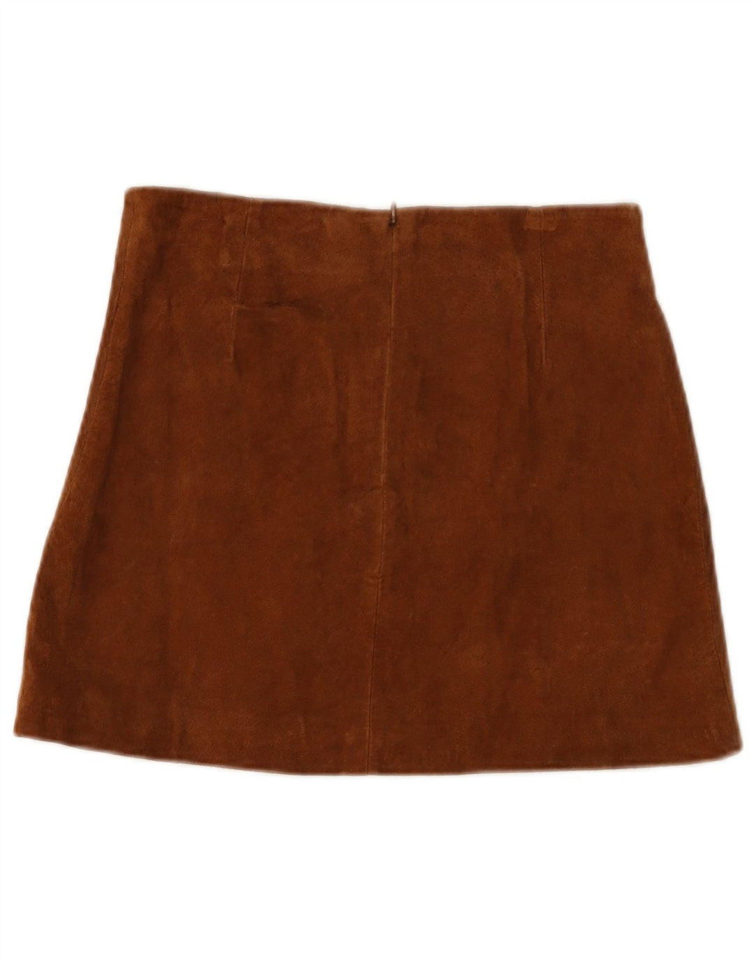Zara Dame Ruskind Nederdel Small W26 Brown Floral Læder