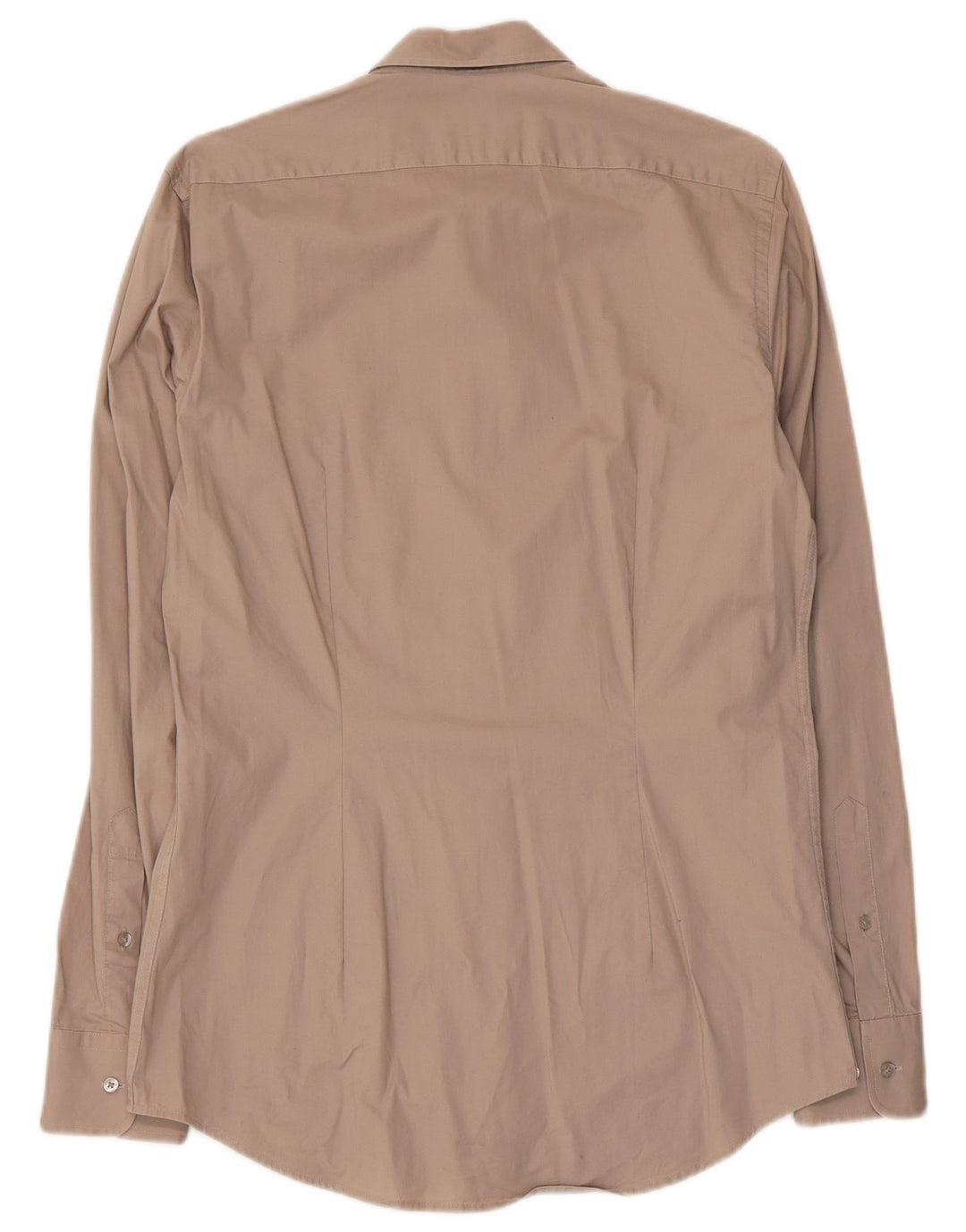 Calvin Klein Herre Slim Fit skjorte Medium Beige Bomuld