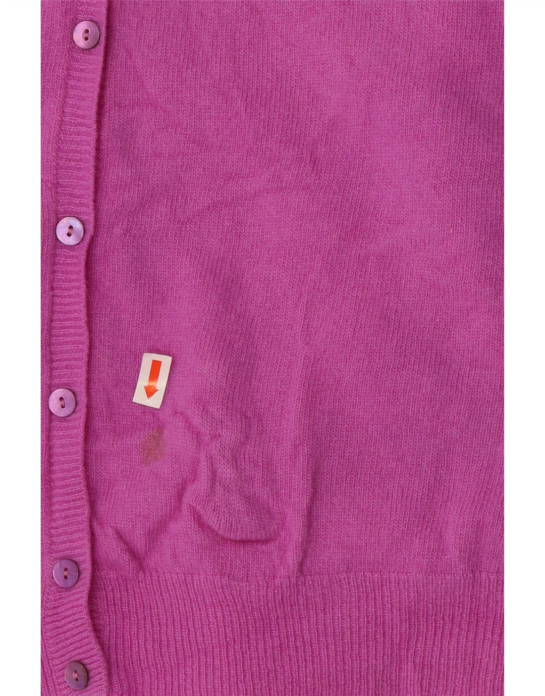 Benetton Dame Cardigan Sweater UK 12 Medium Purple