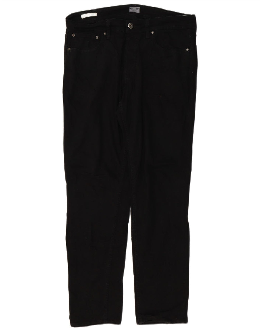 Jack & Jones Herre Tim Slim Jeans W32 L32 Sort Bomuld