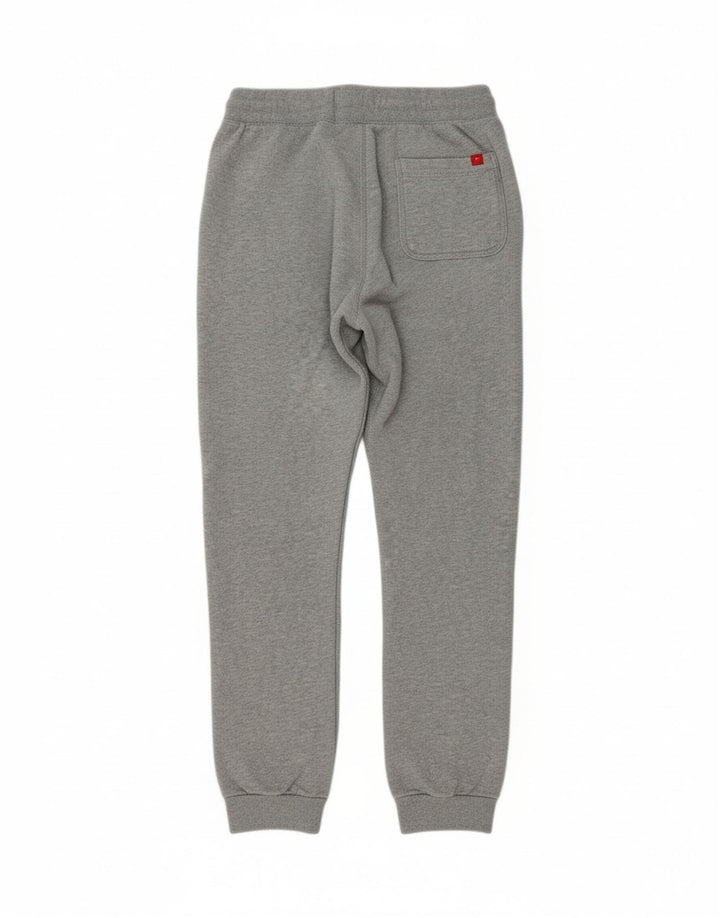 NIKE Mens Tracksuit Trousers Joggers Small  Grey Cotton