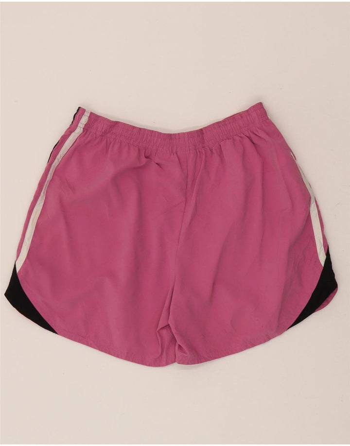 Nike sportsshorts til kvinder US 8/10 Medium Pink Colourblock Polyester