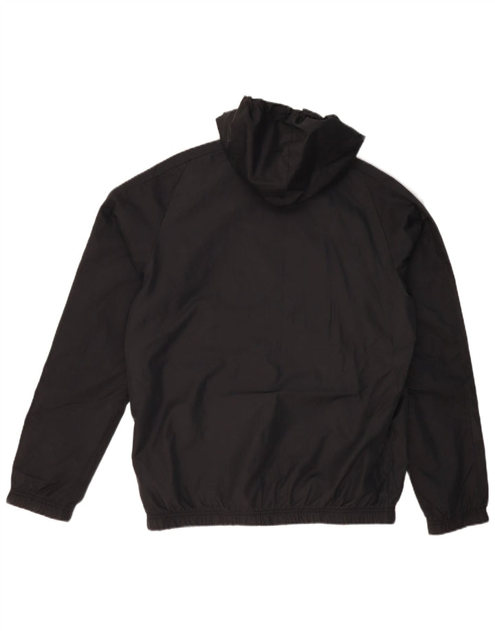 ADIDAS Herre grafisk vendbar jakke UK 38 Medium Black Colourblock