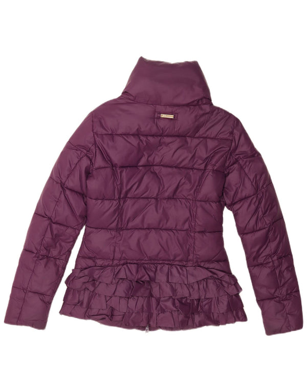 Fornarina Dame Polstret Jakke UK 12 Medium Purple