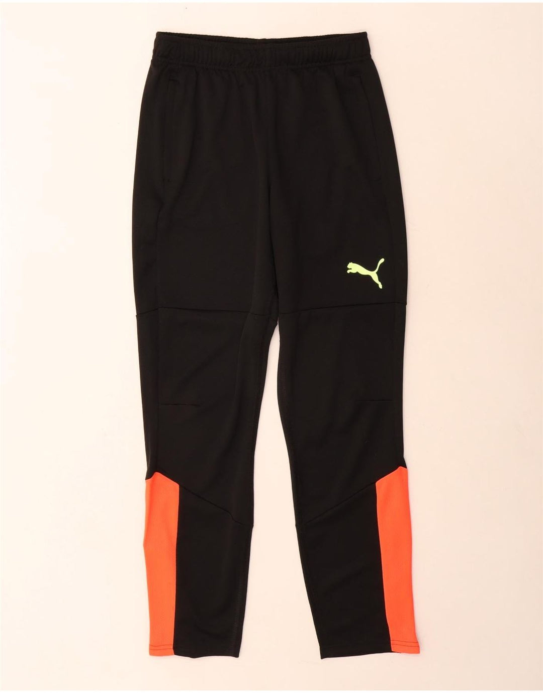 PUMA Træningsdragtsbukser til drenge 13-14 år Sort Colourblock Polyester