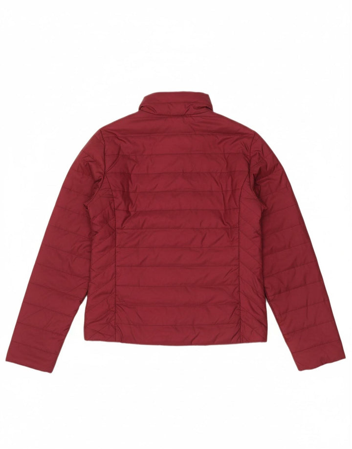 JACK WILLS Womens Padded Jacket UK 10 Small Burgundy Polyamide
