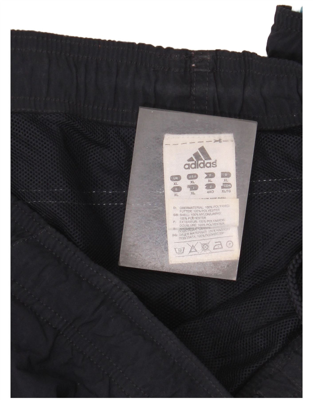 Adidas badeshorts til mænd XL marineblå polyamid