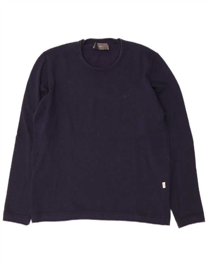 Liu Jo Herre sweater med rund hals, lille marineblå