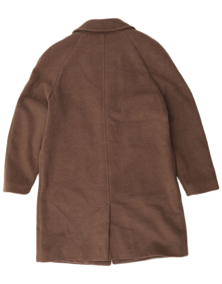 Marks & Spencer Dameoverfrakke UK 14 Medium Brun Polyester