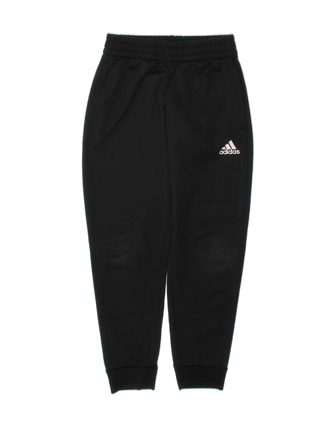 ADIDAS Girls Tracksuit Trousers Joggers 7-8 Years  Black Polyester Vintage Adidas and Second-Hand Adidas from Messina Hembry 