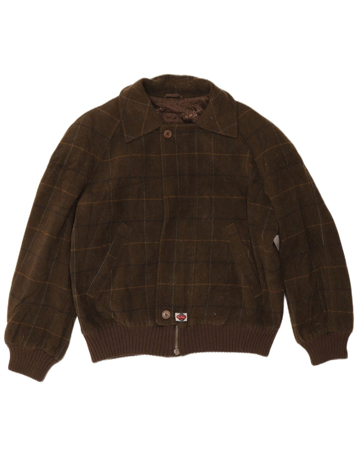 Pierre Cardin Bomberjakke til mænd UK 42 XL Khaki Check