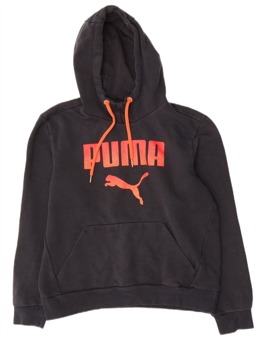 Puma Grafisk hættetrøje til mænd mellem sort bomuld