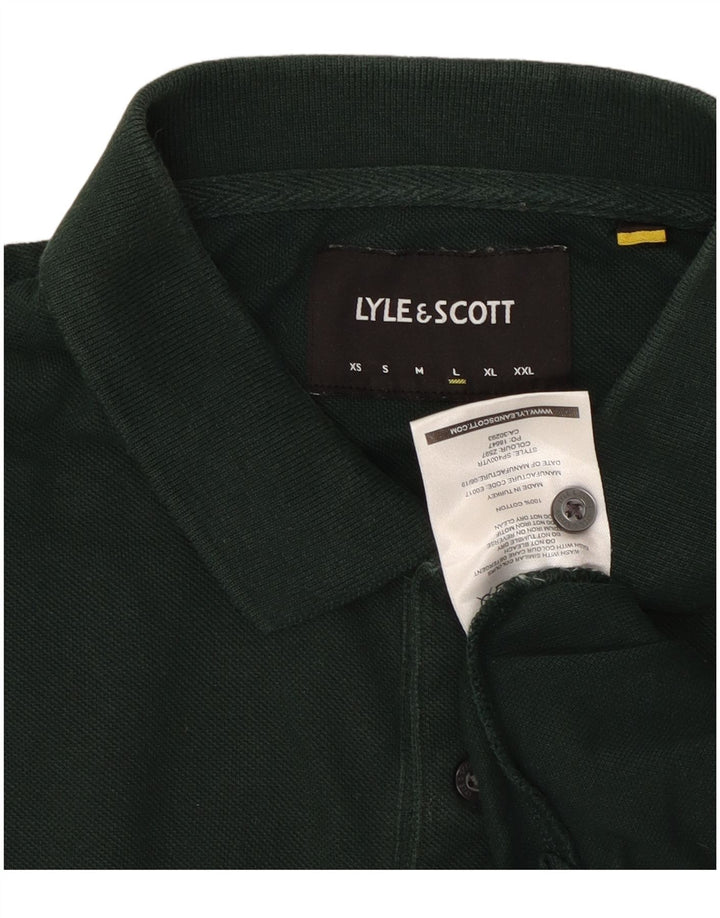 Lyle & Scott herre poloskjorte stor grøn bomuld