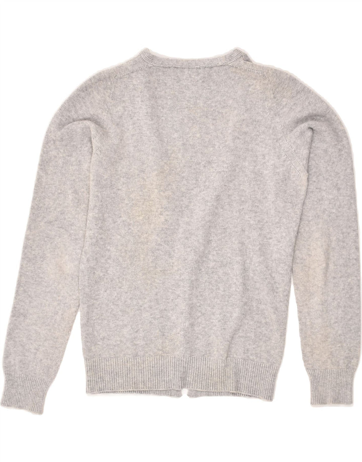 STEFANEL Womens Cardigan Sweater UK 14 Large Grey | Vintage Stefanel | Thrift | Second-Hand Stefanel | Used Clothing | Messina Hembry 