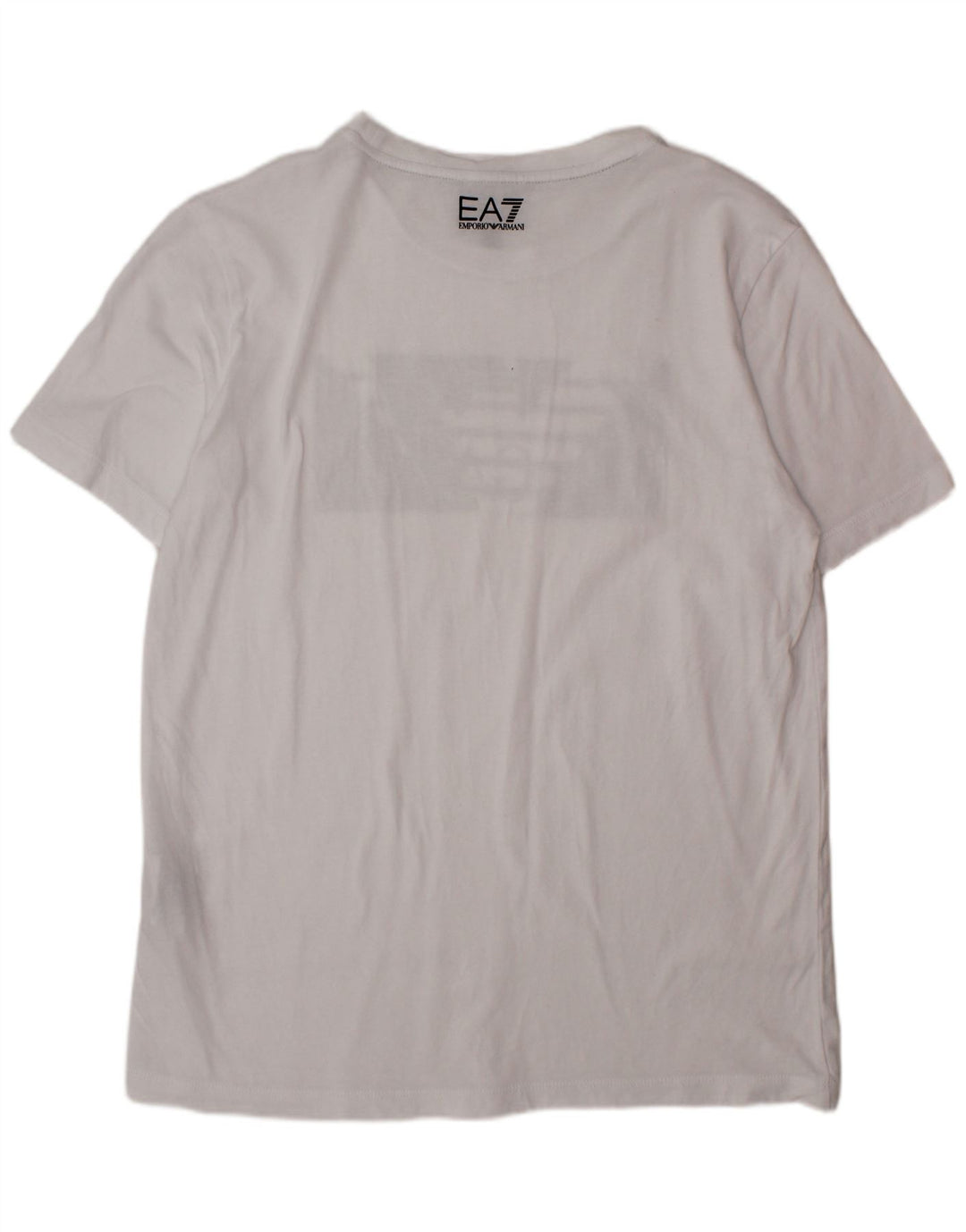 EMPORIO ARMANI Drenge grafisk T-shirt top 13-14 år hvid bomuld