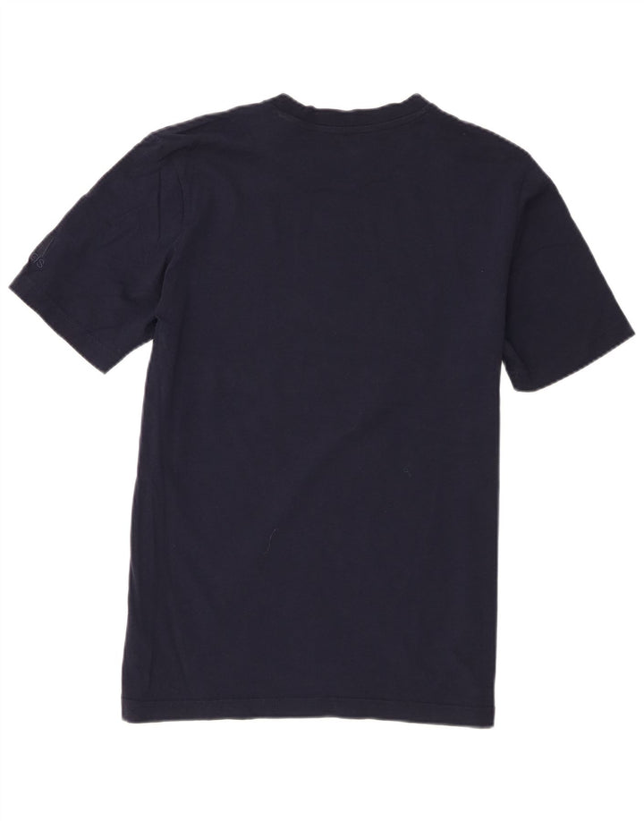 Adidas Grafisk T-shirt top til mænd, lille marineblå bomuld