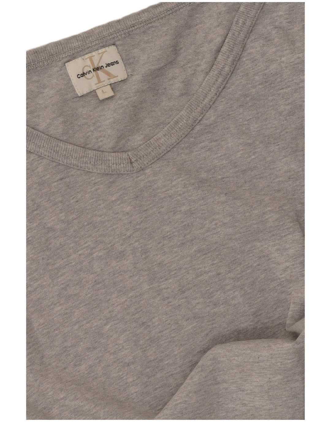 Calvin Klein Jeans Herre T-Shirt Top Stor Grå Flecked