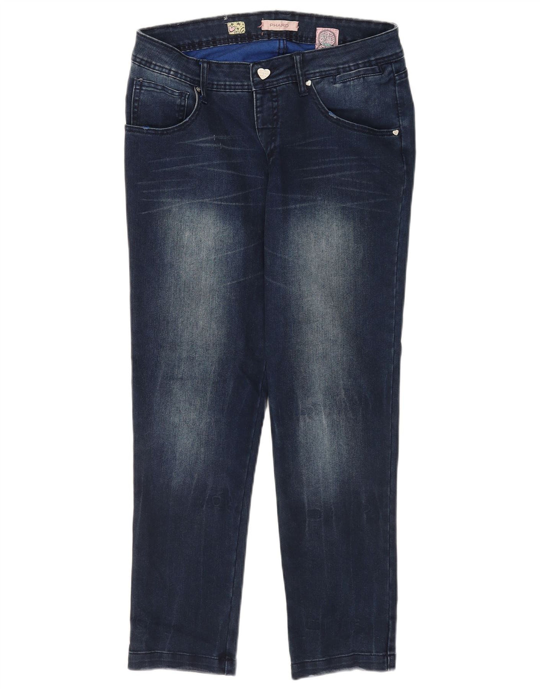 Phard Dame Løse Jeans Str. 30W30 L27 Blå