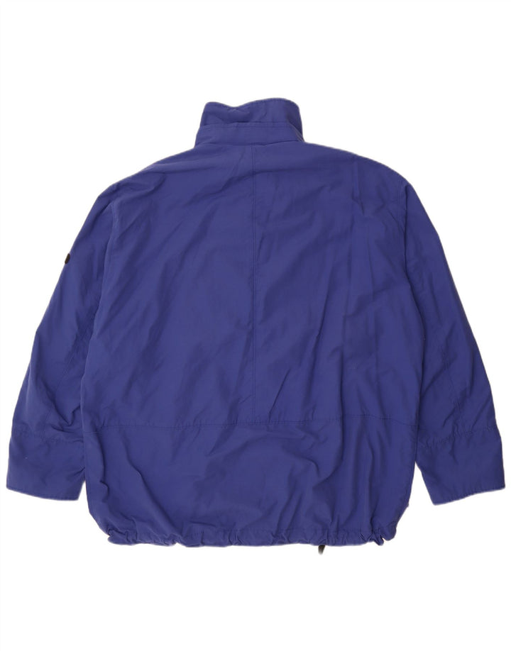 Hugo Boss Regnjakke til mænd EU 48 Medium Blue Polyamid Sports