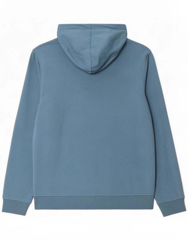Calvin Klein Grafisk hættetrøje til mænd Large Blue Cotton