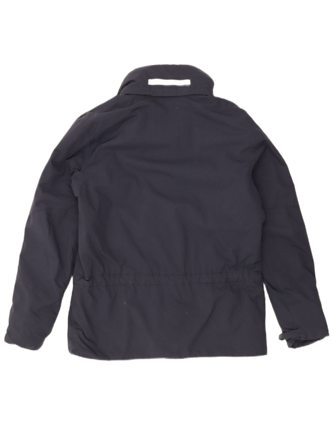 Slam Herre Hooded Windbreaker Jacket UK 36 Small Navy Blue Nylon