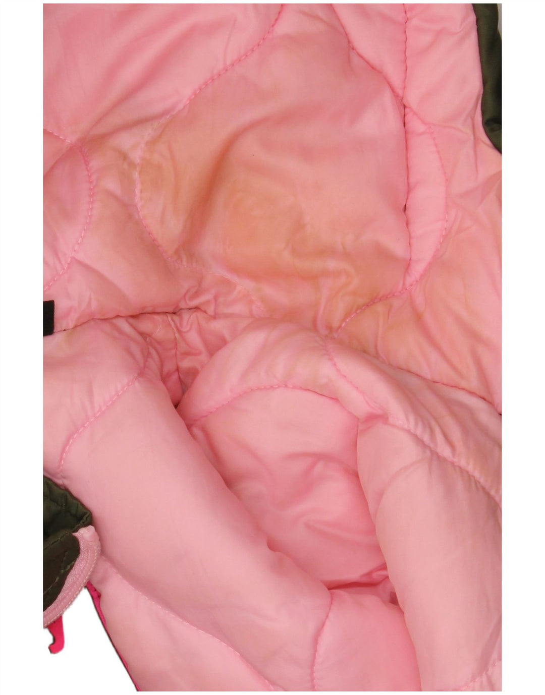 SUPERDRY Parkajakke med hætte til kvinder UK 14 Medium Khaki Nylon