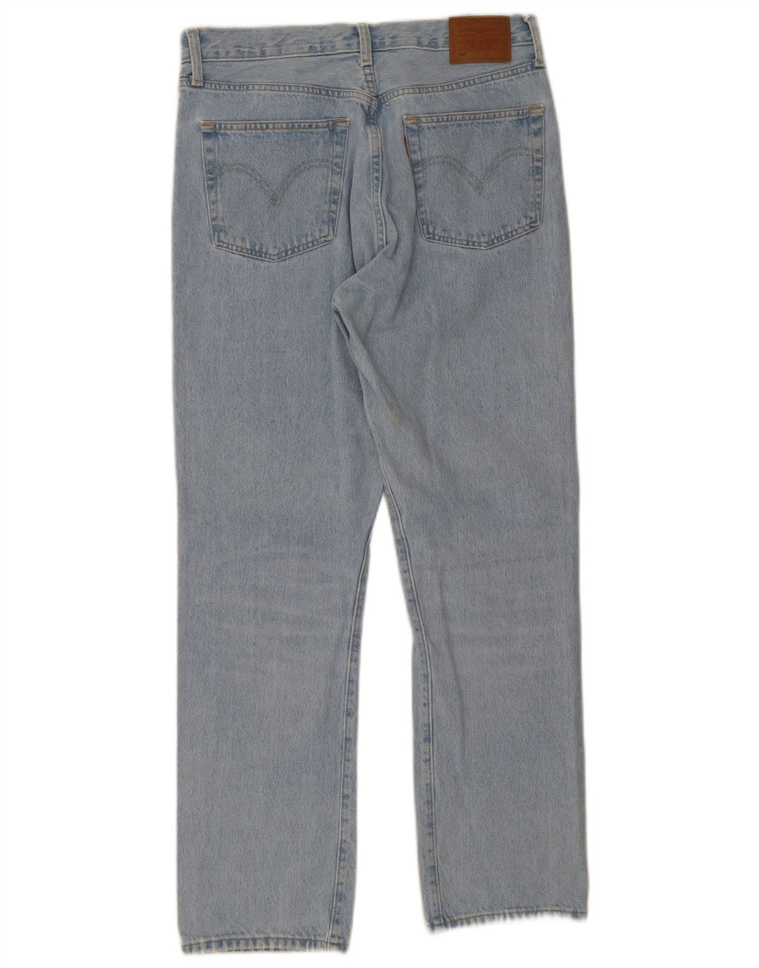 Levi's Herre 501 Straight Jeans W31 L30 Blå Bomuld