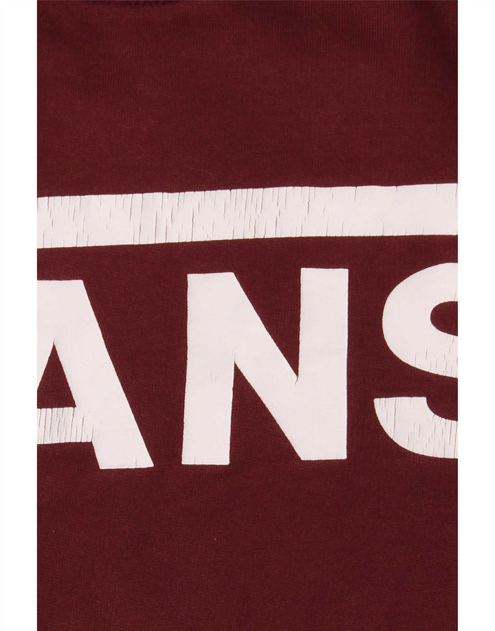Vans Herre Grafisk Sweatshirt Jumper Medium Burgundy