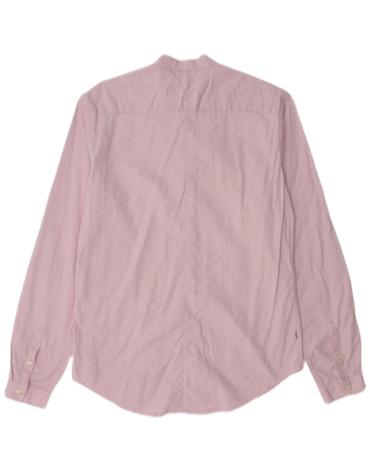 Levi's Herre Slim Fit skjorte Medium Pink plettet bomuld