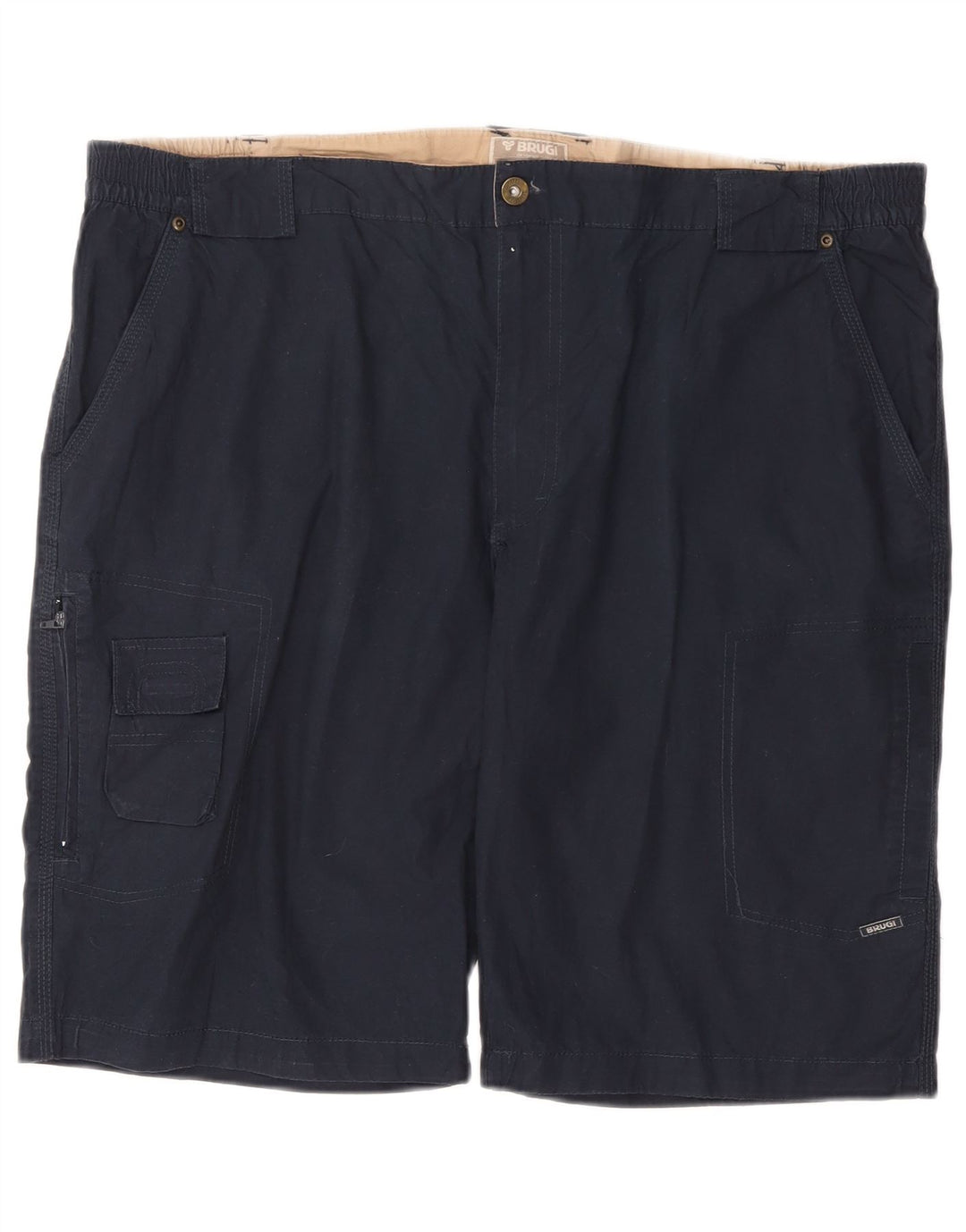 Brugi Herre Cargo Shorts 2XL W44 Marineblå Bomuld