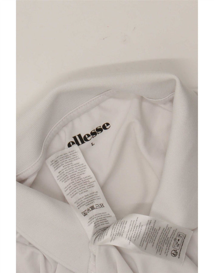 Ellesse Herre Polo Shirt Stor Hvid Polyester