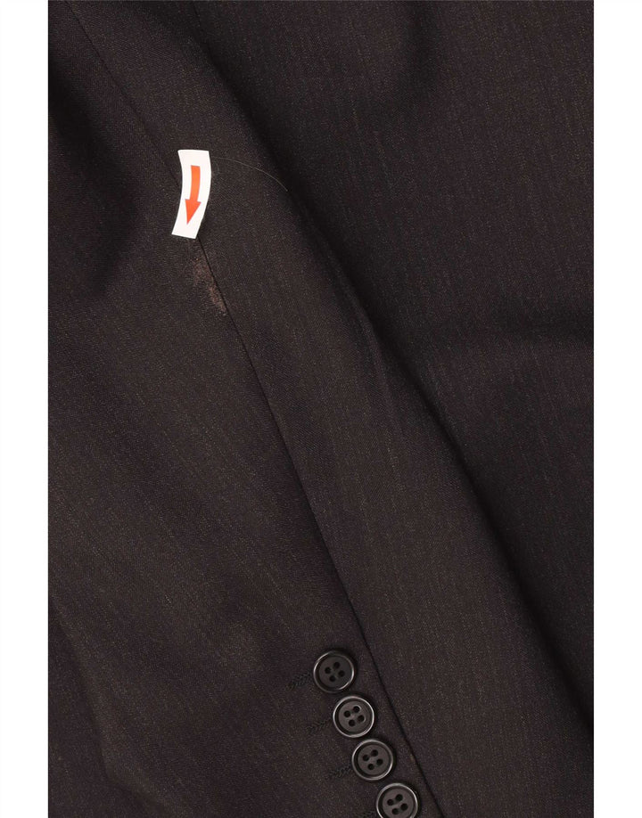 Valentino Herre 3-knaps blazerjakke IT 56 3XL Brun Virgin Wool