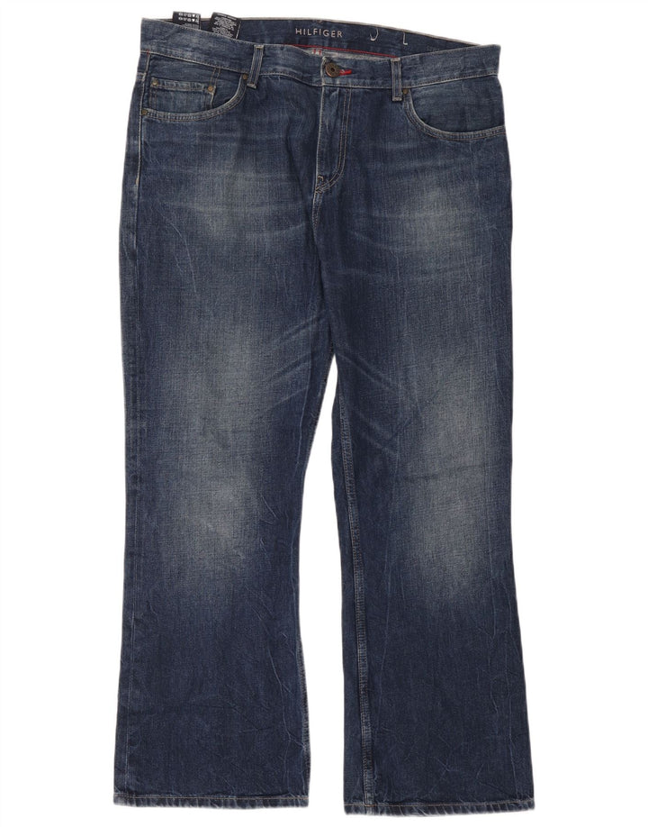 Tommy Hilfiger Herre Bootcut Jeans W36 L30 Blå Bomuld