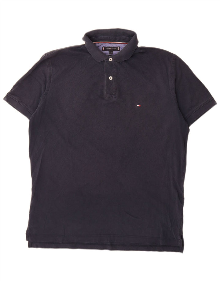 Tommy Hilfiger Herre Regular Fit Polo Shirt Medium Navy Blue