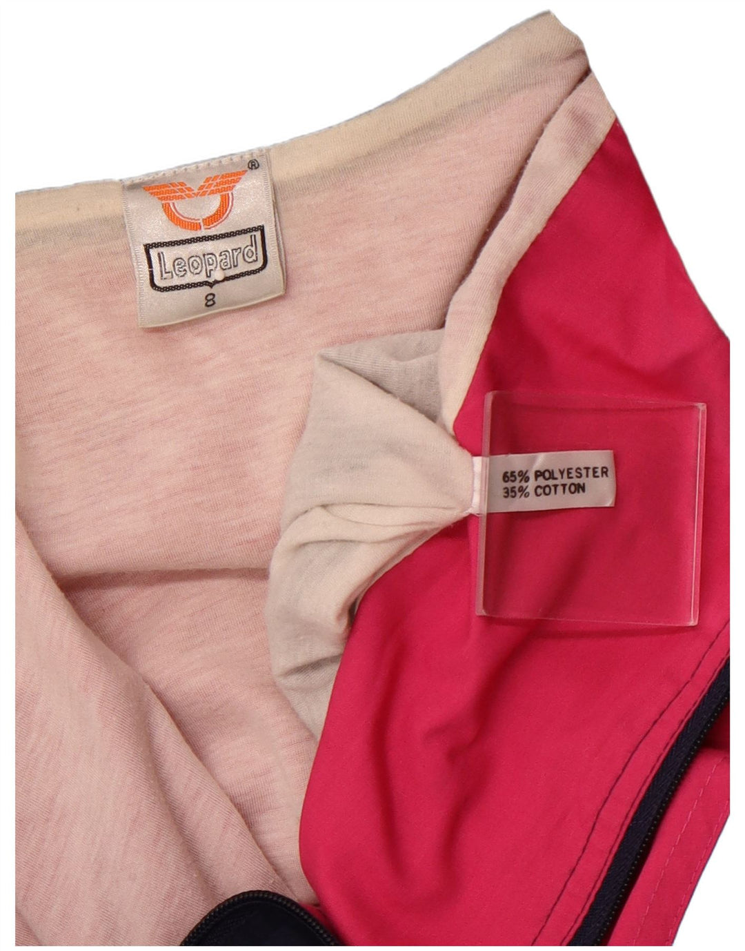 LEOPARD Træningsdragt til mænd Topjakke XL Marineblå Colourblock Polyester