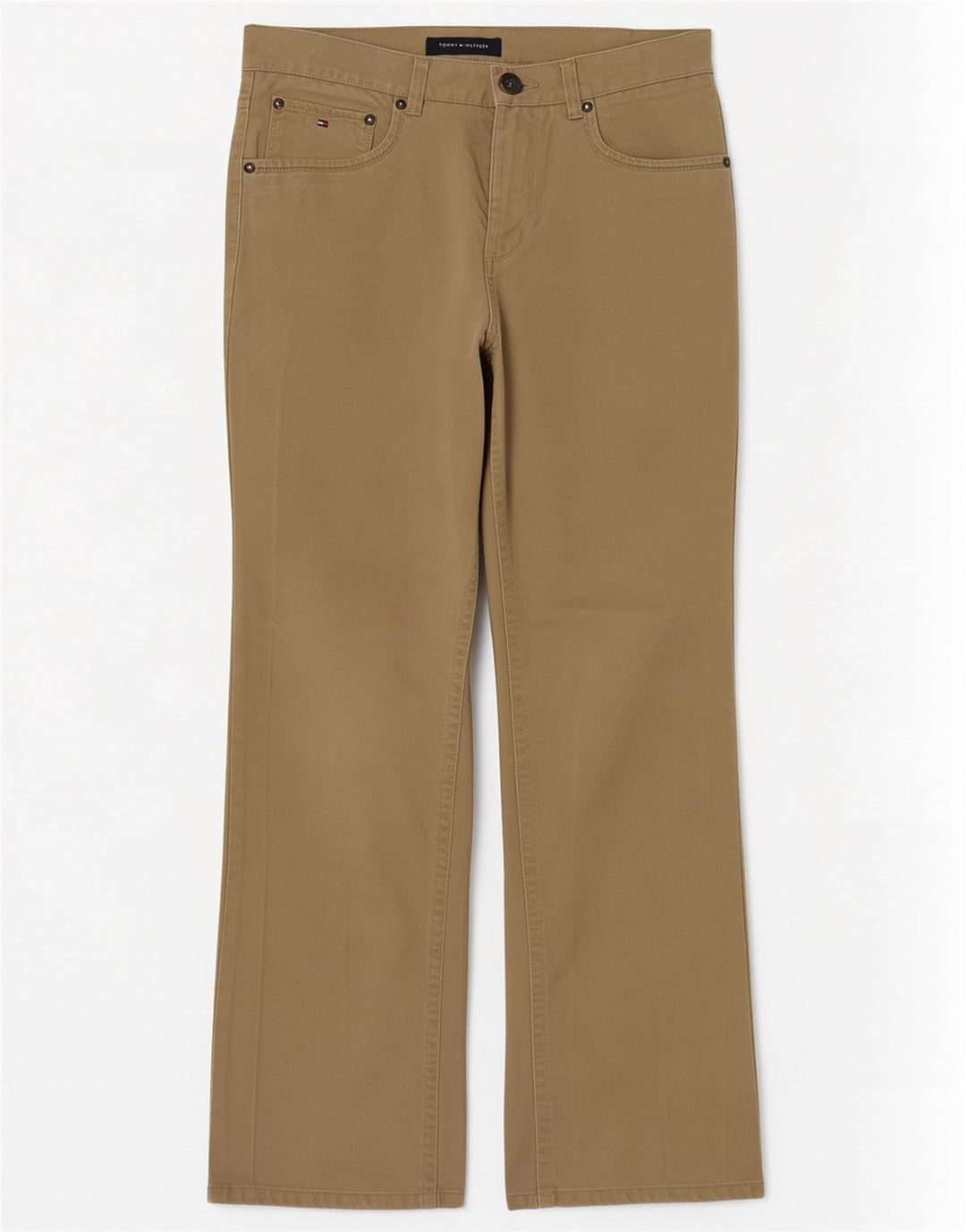 Tommy Hilfiger Herre Bootcut Jeans W30 L30 Beige Bomuld