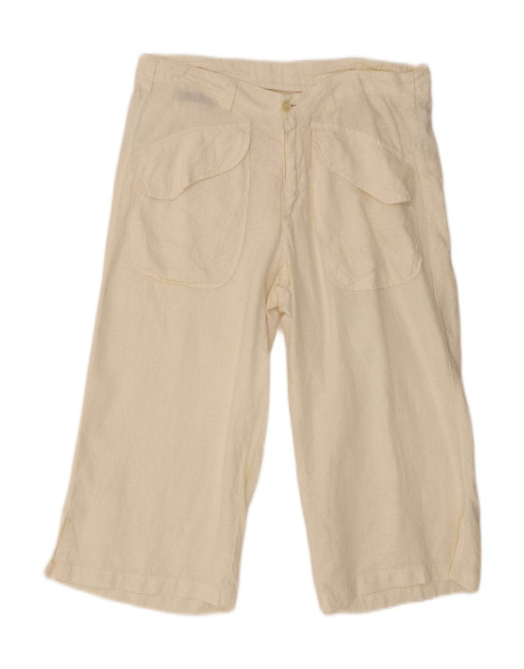 Guess By Marciano Dame Capri Bukser W32 L20 Off White Linned