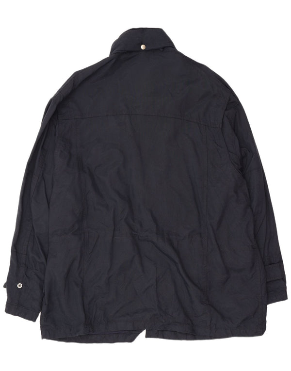 Fay Herre Ema Hooded Utility Jacket UK 44 2XL Navy Blue