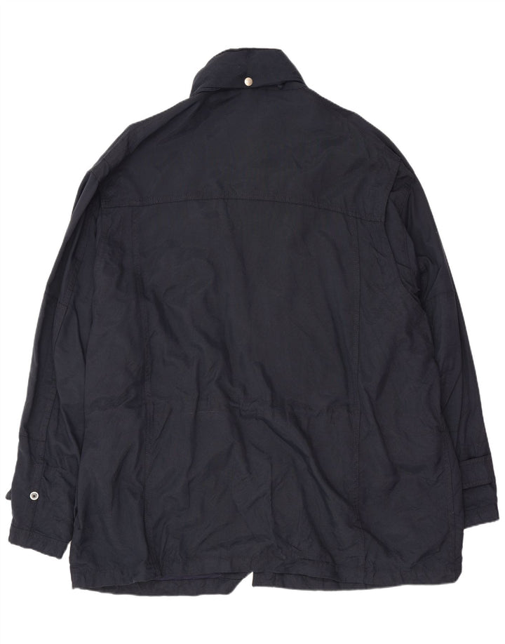 Fay Herre Ema Hooded Utility Jacket UK 44 2XL Navy Blue