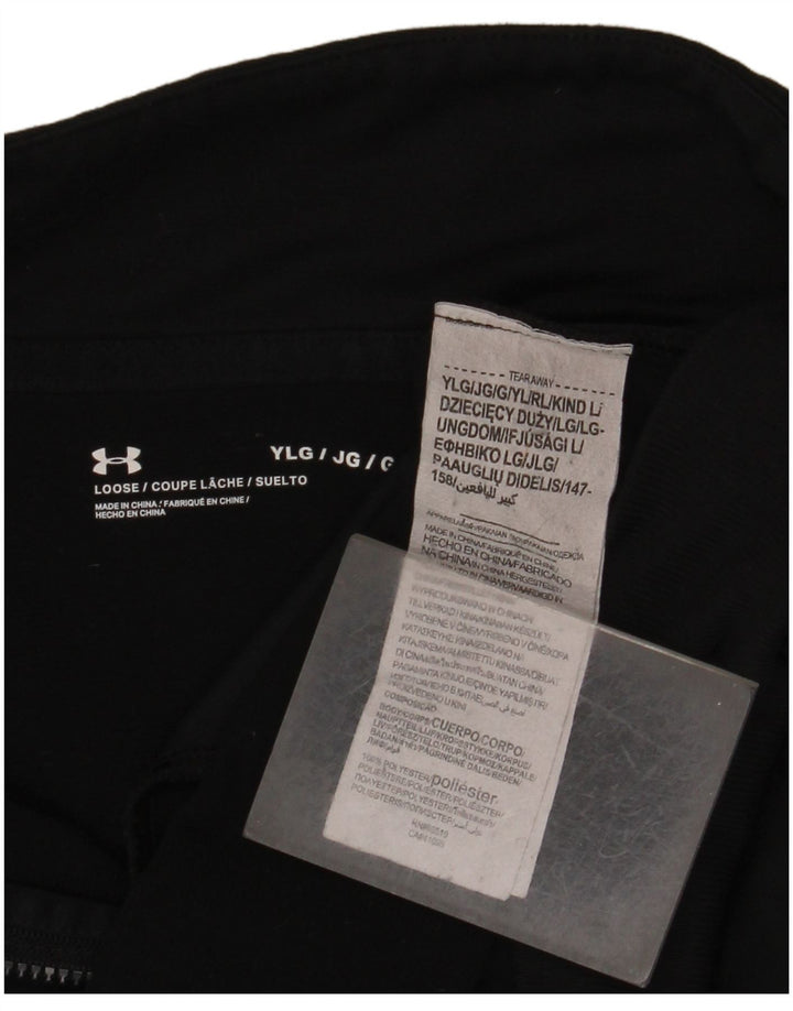 Under Armour Boys Træningsdragt Topjakke 11-12 År Stor Sort Polyester