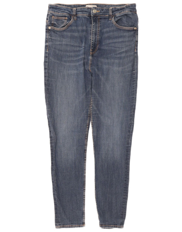 Zara Dame Skinny Jeans EU 46 2XL W36 L28 Blå