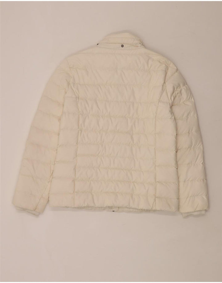 Tommy Hilfiger Herre polstret jakke UK 36 Small Off White Polyester