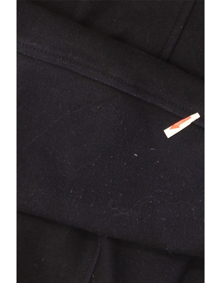 Vintage dame bomberjakke UK 14 Medium Navy Blue