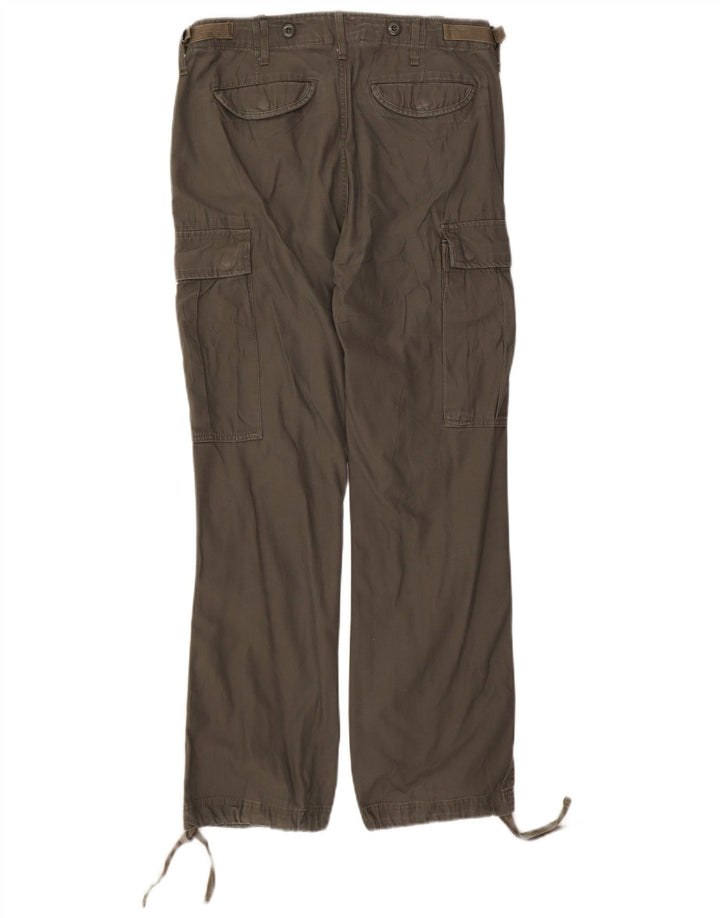 Brandit Dame Cargo Cargo Bukser W29 L29 Khaki Bomuld