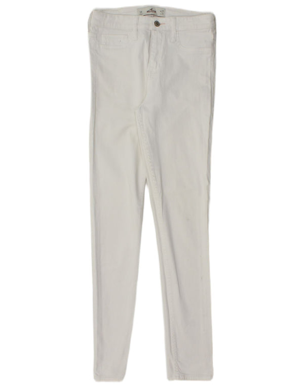 Hollister Skinny Jeans til kvinder US 5 Small W27 L31 Hvid Bomuld