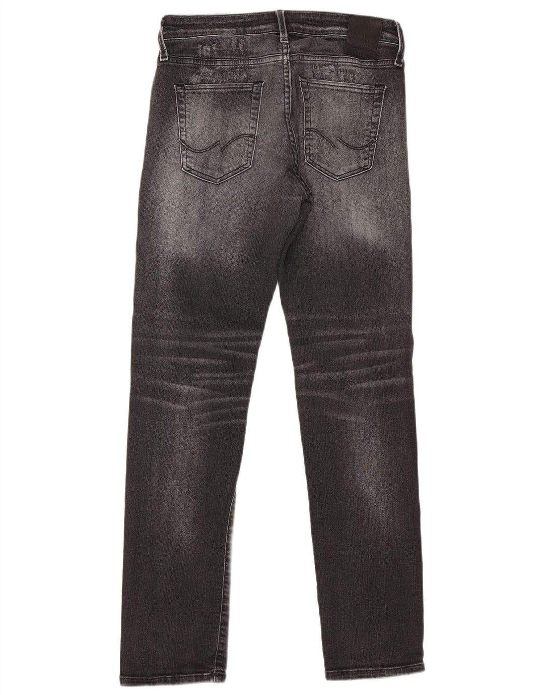Jack & Jones Herre GLENN Distressed Slim Jeans W30 L32 Grå Bomuld